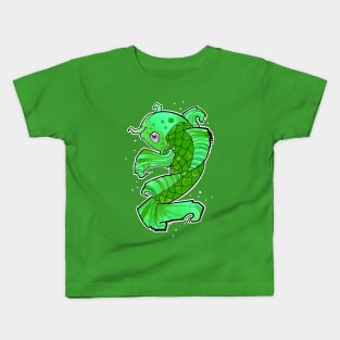 koi fish green Kids T-Shirt